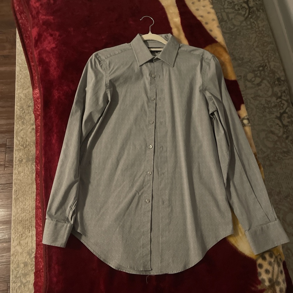 Van Heusen Light Gray Dress Shirt
